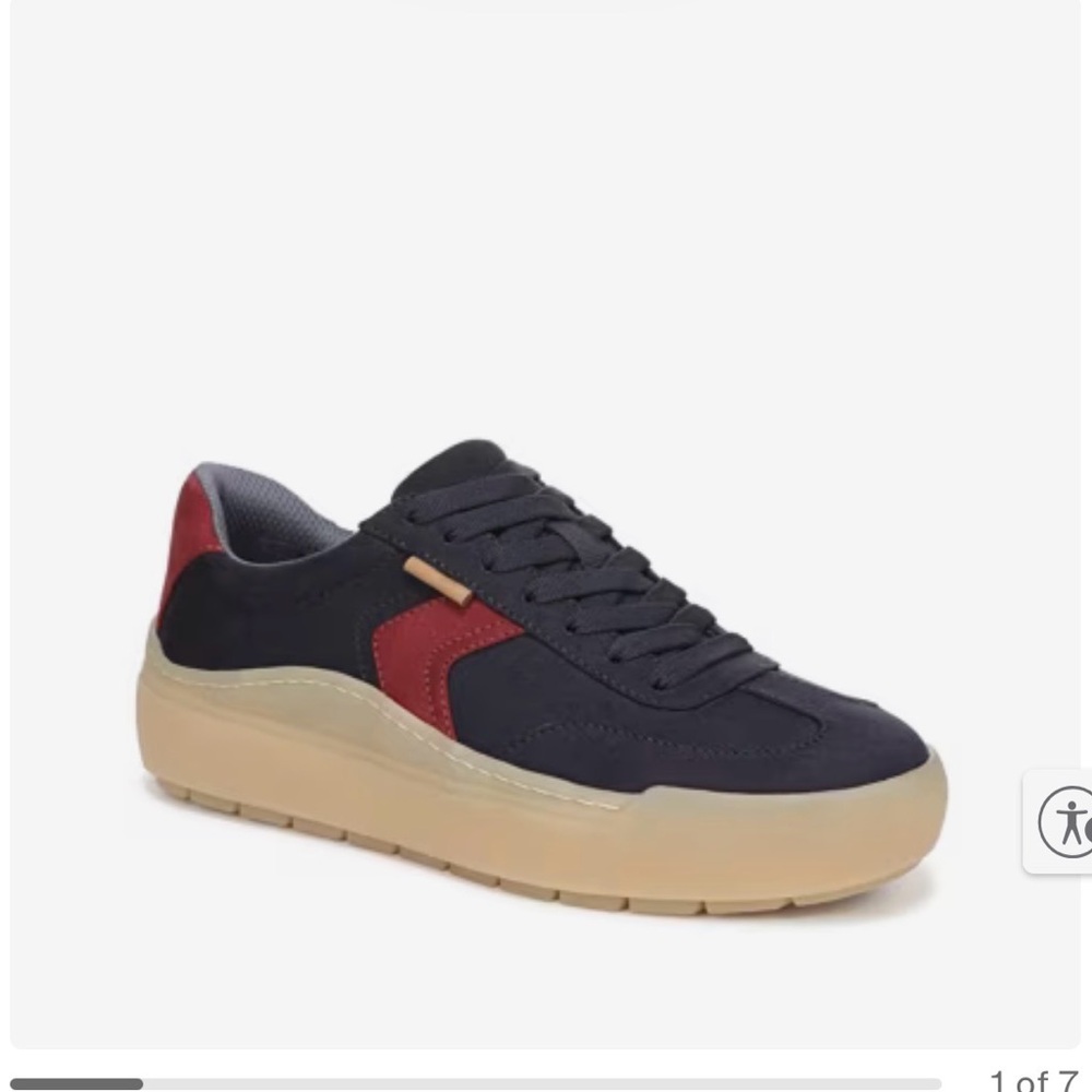 Dr. Scholl's Navy and Red Women's Sneakers